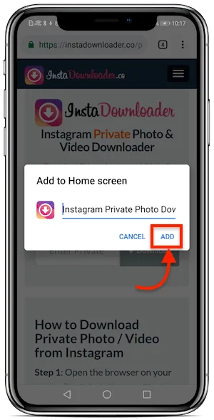 download instagram private photo android
